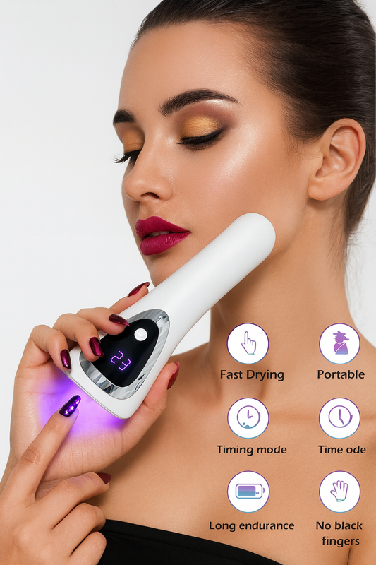 18W Rechargeable LED Gel Nail Lamp – Fast, Portable Manicure Curing Tool