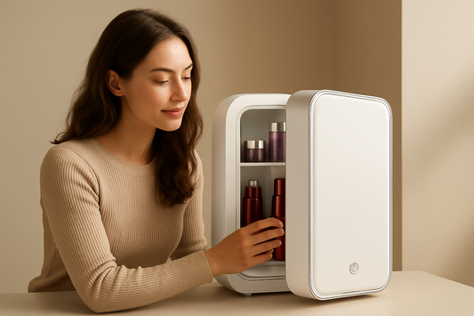 4L Mini Makeup Fridge with LED Light