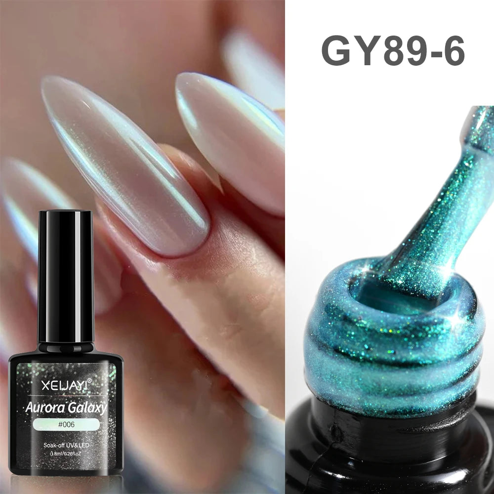 15ml Aurora Mermaid Sparkly Nail Gel