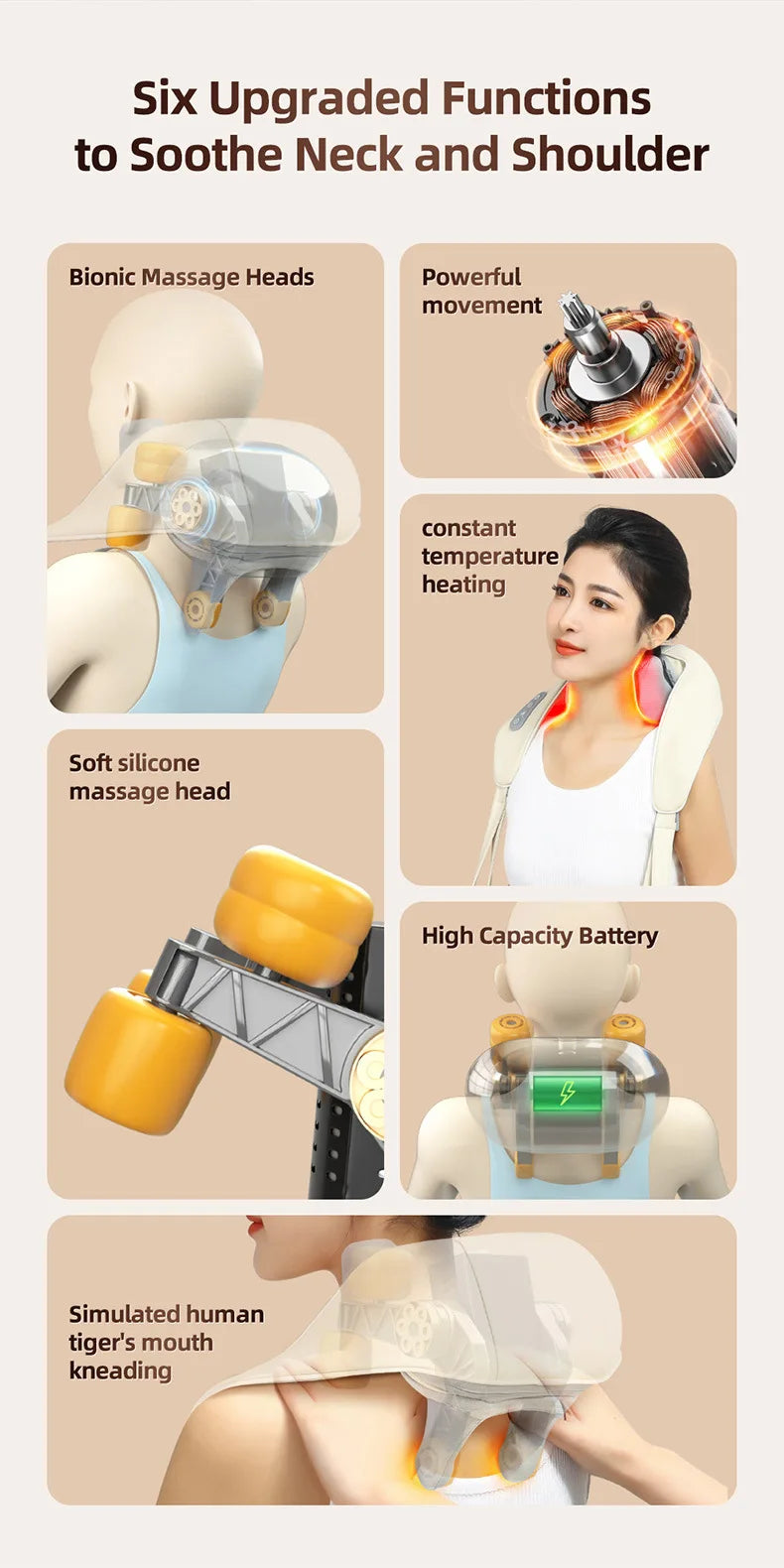 Neck and Shoulder Back Massager
