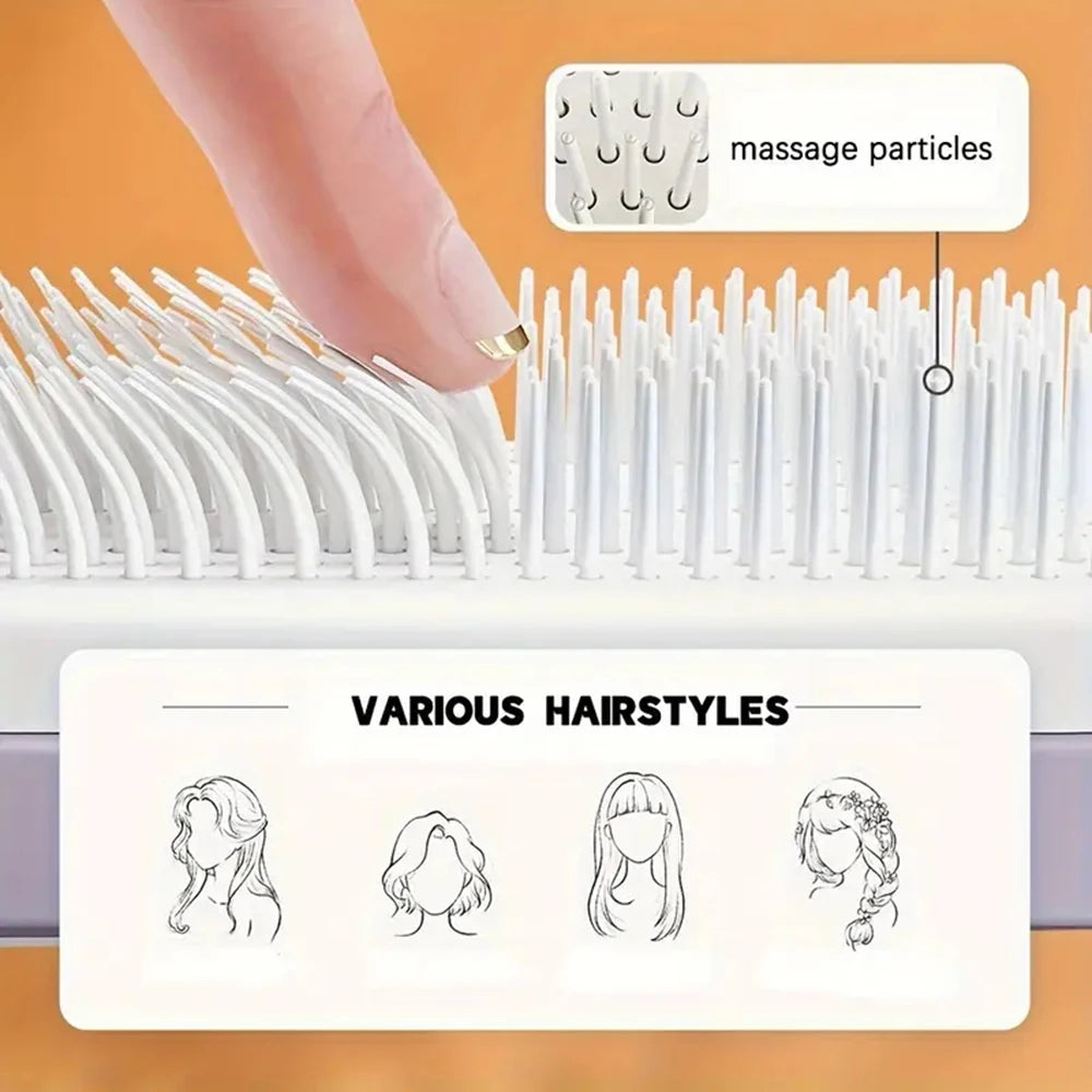 Self-Cleaning Scalp Massage Comb