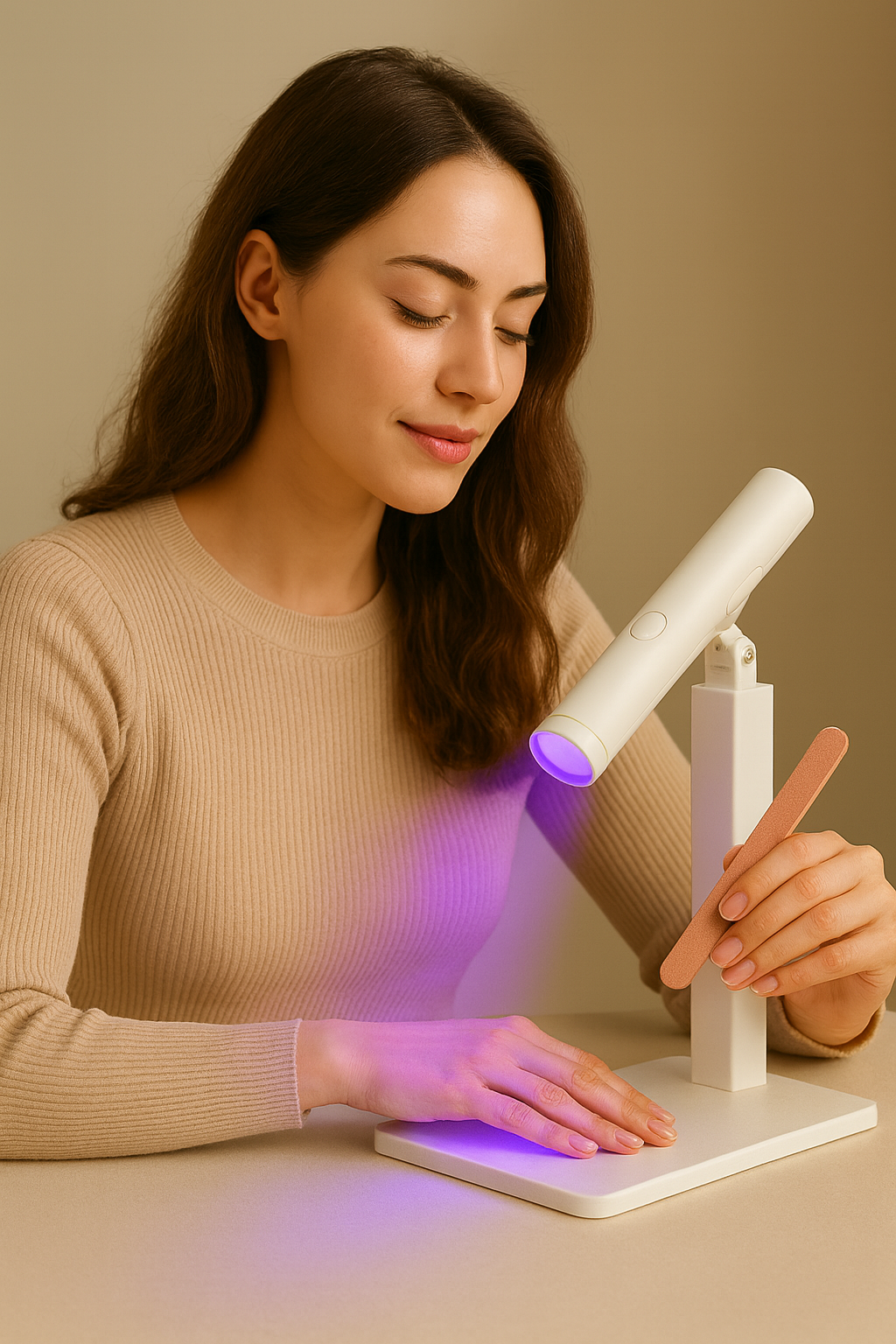 Get salon-style gel nails at home — fast, safe, and easy.