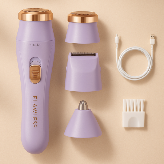 Women’s Electric Shaver – Painless Facial, Body & Bikini Trimmer