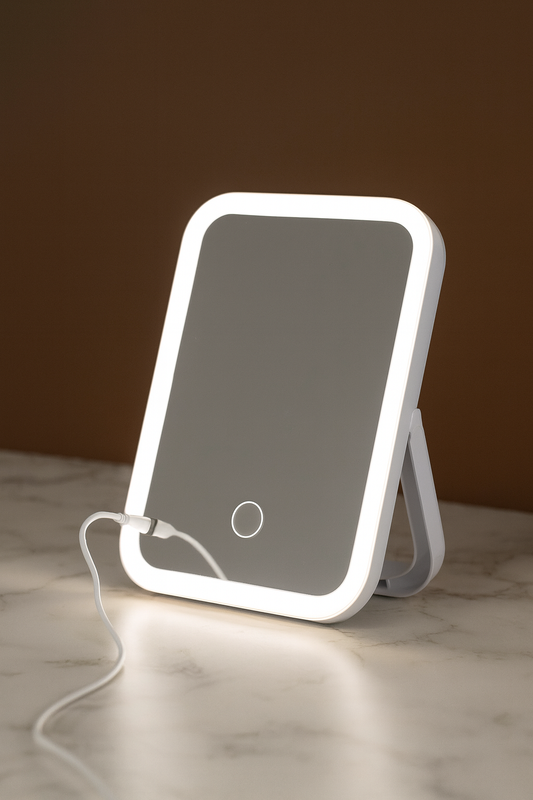 Touch Screen LED Makeup Mirror
