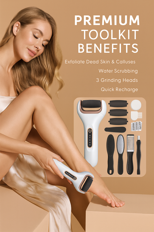 Rechargeable Callus Remover – Spa-Grade Foot Renewal