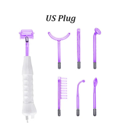 7 in 1 High Frequency Electrotherapy Wand Glass