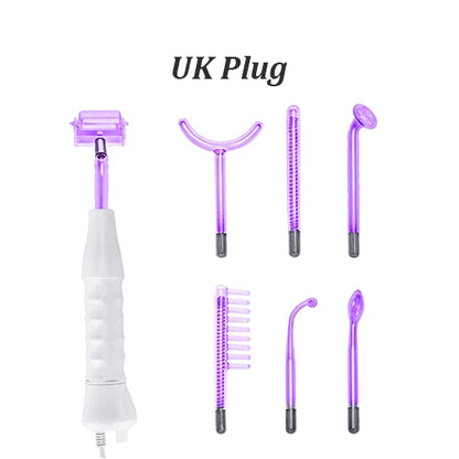 7 in 1 High Frequency Electrotherapy Wand Glass