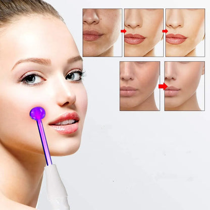 7 in 1 High Frequency Electrotherapy Wand Glass