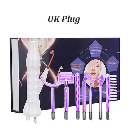 7 in 1 High Frequency Electrotherapy Wand Glass