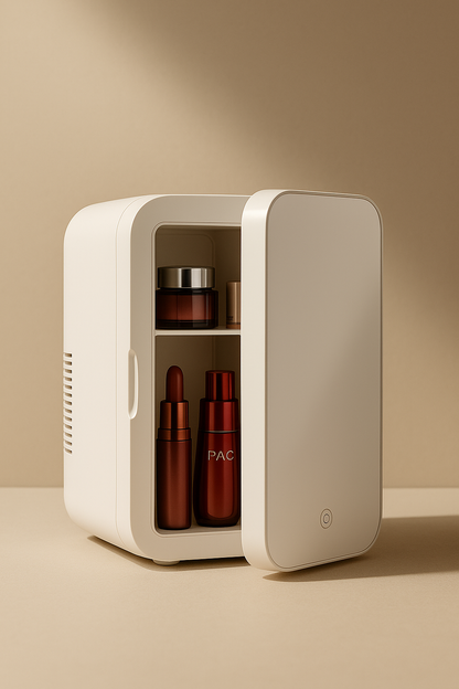 4L Mini Makeup Fridge with LED Light