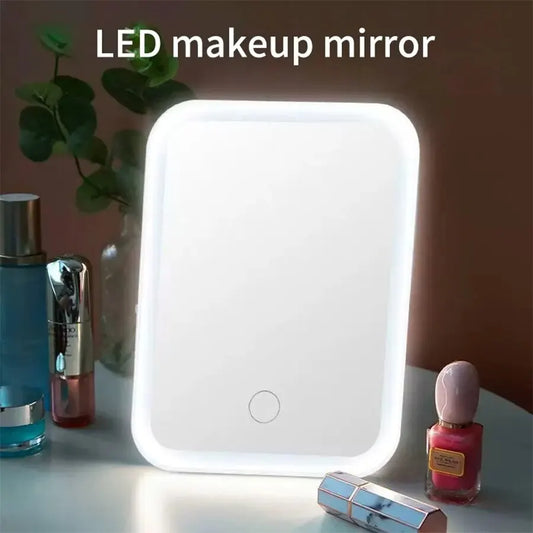 Touch Screen LED Makeup Mirror