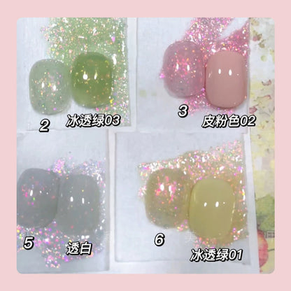 15ml Aurora Mermaid Sparkly Nail Gel