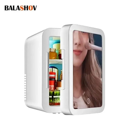 4L Mini Makeup Fridge with LED Light
