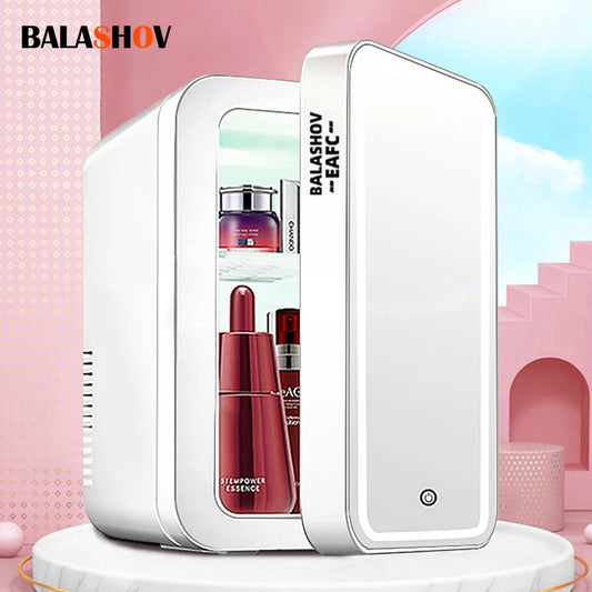 4L Mini Makeup Fridge with LED Light